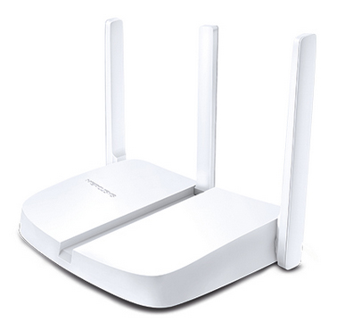 Router Inalámbrico 3 ports LAN + 1 port WAN - 300 Mbps - 3 Antenas 5dBi - Mercusys